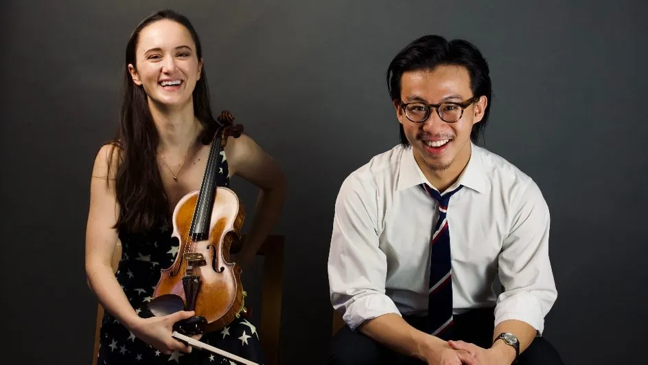 Image Sophia Stoyanovich violin & Derek Wang piano